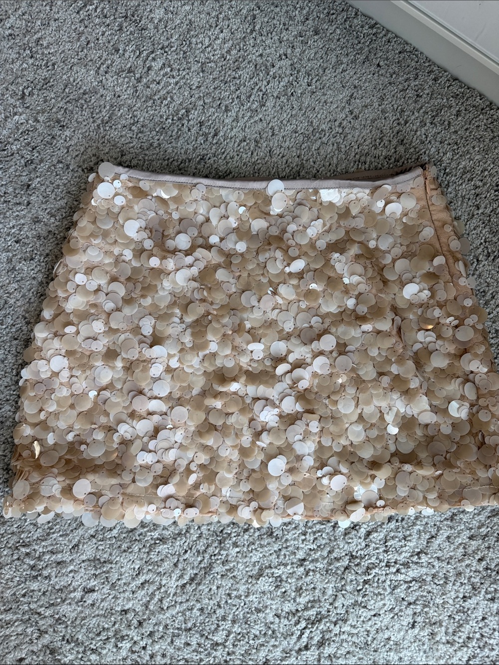 Zara beaded mini skirt